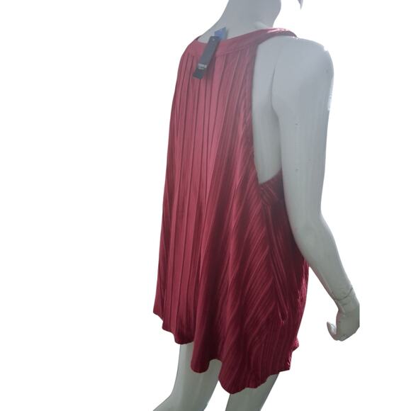 Torrid Velvet Women's size 2X Torrid Pleated Goddess Casual Halter Tank Top - Picture 4 of 12